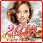 new year photo frame 2024 android application logo